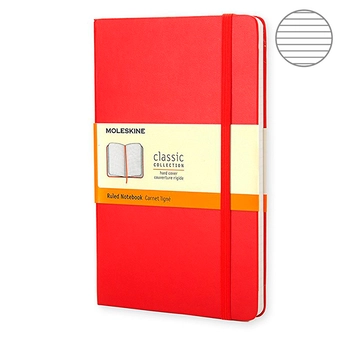  «Блокнот Moleskine Classic маленький линия красный (MM710F2)», бренда Moleskine - фото №2 - миниатюра