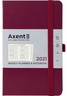  «Еженедельник Axent Partner Strong 2021 Винный (8505-21-46-a)», бренда Axent - фото №1 - миниатюра