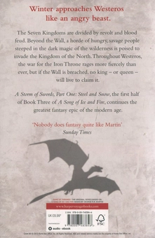Бумажная книга «A Song of Ice and Fire. Book 3: A Storm of Swords. Part 1: Steel and Snow», автор Джордж Р. Р. Мартин - фото №2 - миниатюра
