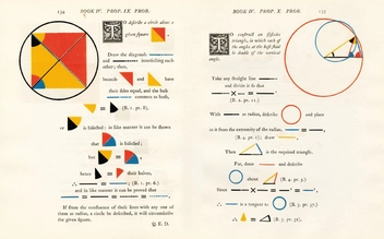 Паперова книга «Byrne. Six Books of Euclid», автор Вернер Охслін - фото №6 - мініатюра