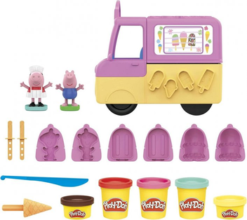  «Набір для творчості Play-Doh з пластиліном Машинка з морозивом Свинки Пеппи (5010993979639)», бренду Hasbro - фото №7 - мініатюра