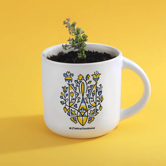 «Чашка Gifty Герб Украины белая (AA-0109097)», бренда Gifty - фото №3 - миниатюра
