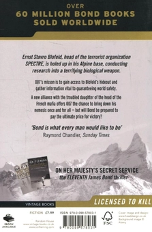 Паперова книга «James Bond. Book 11. On Her Majesty's Secret Service», автор Ян Флемiнг - фото №3 - мініатюра