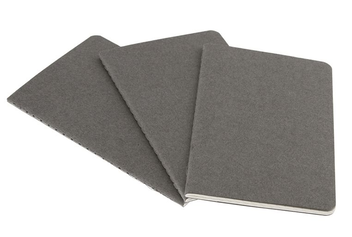  «3 кишенькових журнали для нотаток Moleskine Cahier Сірі в клітинку комплект з 3 молескінів (978-88-6613-421-3#CH312F)», brand Moleskine / Moleskine /  - фото №5 - миниатюра