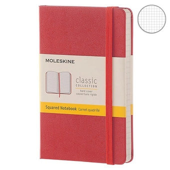  «Блокнот Moleskine Classic маленький клетка красный (MM712F2)», бренда Moleskine - фото №2 - миниатюра
