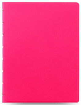  «Блокнот Filofax Saffiano A5 Fluoro Pink (115075)», бренда Filofax - фото №1 - миниатюра