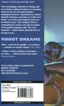 Паперова книга «Robot Dreams», автор Айзек Азімов - фото №2 - мініатюра