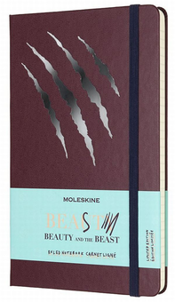  «Записная книжка Moleskine Beauty & The Beast Коричневая (LEBB01QP060BS)», бренда Moleskine - фото №1 - миниатюра