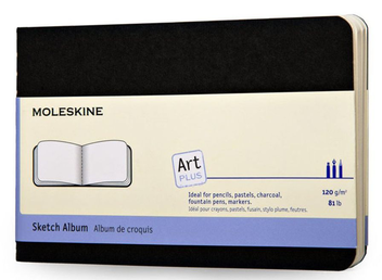  «Блокнот Moleskine Art Cahier средний черный (ARTSKA3)», бренда Moleskine - фото №1 - миниатюра