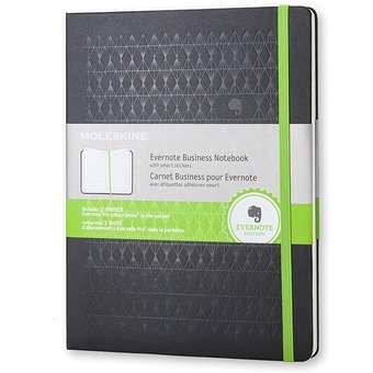  «Блокнот Moleskine Evernote Business черный (SKPFFNT04EVER)», бренда Moleskine - фото №2 - миниатюра
