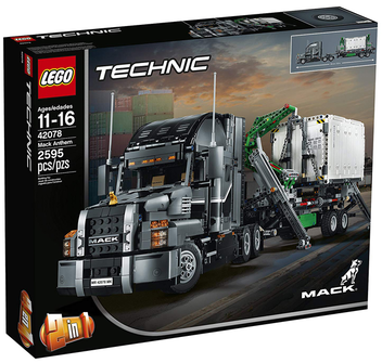  «Конструктор LEGO Technic Mack Anthem 2595 деталей (42078)», бренда LEGO - фото №1 - миниатюра