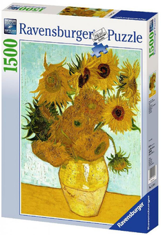  «Пазл Ravensburger Винсент ван Гог Подсолнухи 1500 элементов (RSV-162062)», бренда Ravensburger - фото №1 - миниатюра