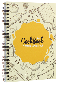  «Блокнот Figasse CookBook Желтый (КБ0006)» - фото №1 - миниатюра