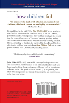 Бумажная книга «How Children Fail Classics in Child Development», автор Джон Холт - фото №3 - миниатюра