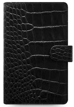  «Органайзер Filofax Classic Croc Compact Ebony (20-026073)», бренда Filofax - фото №1 - миниатюра