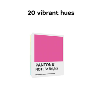 Бумажная книга «Pantone Notes. 20 Different Notecards & Envelopes» - фото №3 - миниатюра