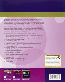 Паперова книга «Complete IELTS Bands 4–5 Student's Book with Answers with CD-ROM», авторів Ванесса Джейкман, Гай Брук-Харт - фото №2 - мініатюра