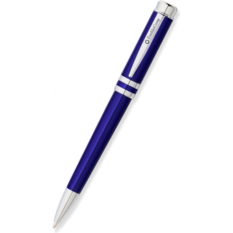  «Шариковая ручка Franklin Covey Freemont Translucent Royal Blue CT BP (Fn0032-4)» - фото №1 - миниатюра
