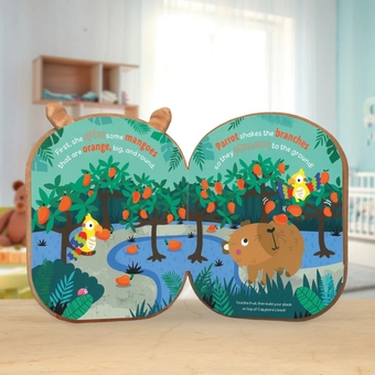 Паперова книга «Squish and Snugg Curious Capybara», автор Кара Дженкінс - фото №4 - мініатюра