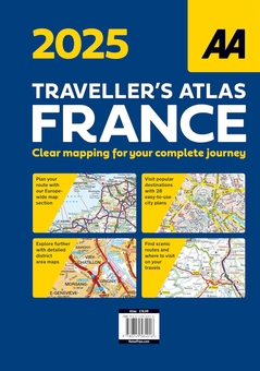 Паперова книга «AA Traveller's Atlas France 2025» - фото №2 - мініатюра