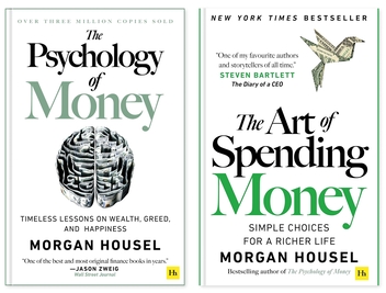 Бумажная книга «The Psychology of Money + The Art of Spending Money (комплект із 2-х книг)», автор Морган Хаусел - фото №1 - миниатюра