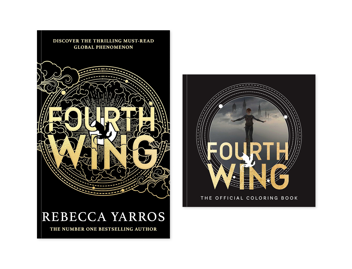 Книга Fourth Wing Set (Комплект книга + розмальовка)» – Ребекка
