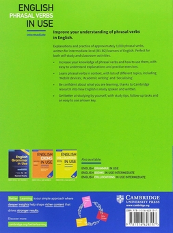 Бумажная книга «English Phrasal Verbs in Use Intermediate Book With Answers. Vocabulary Reference and Practice», авторов Майкл Маккарти, Фелисити О'Делл - фото №2 - миниатюра