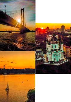 «Набір листівок "Вечірній Київ" (P-YB3)», бренда CakeTravel - фото №2 - миниатюра
