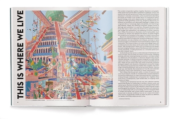Бумажная книга «This Is Where We Live: 100 Illustrated Stories of Place and Space», автор Антонис Антониу - фото №4 - миниатюра