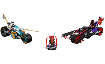  «Конструктор LEGO Ninjago Вуличні перегони змій 308 деталей (70639)», бренду LEGO - фото №2 - мініатюра