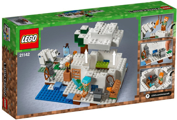  «Конструктор LEGO Minecraft Иглу 278 деталей (21142)», бренда LEGO - фото №4 - миниатюра