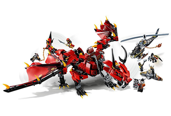  «Конструктор LEGO Ninjago Перший вартовий 882 деталі (70653)», бренду LEGO - фото №3 - мініатюра