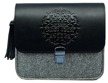  «Бохо-сумка BlankNote Лілу Графіт (BN-BAG-3-felt-g)», бренду BlankNote - фото №1 - мініатюра