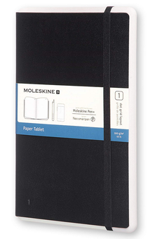  «Блокнот Moleskine Paper Tablet Точка Черный (PTNL34HBK01)», бренда Moleskine - фото №1 - миниатюра