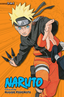 Бумажная книга «Naruto. 3-in-1 Edition. Volume 10», автор Масаси Кисимото - фото №1 - миниатюра