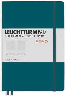  «Ежедневник Leuchtturm1917 2020 Тихоокеанский зеленый (360032)», бренда Leuchtturm1917 - фото №1 - миниатюра