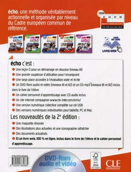 Бумажная книга «Echo A1 - Livre de l'élève (+ DVD-Rom)», авторов Джеки Жирарде, Жак Пешер - фото №2 - миниатюра