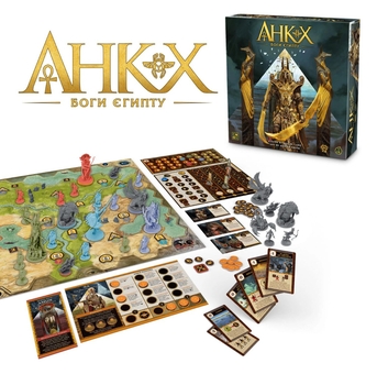  «Настільна гра WoodCat Анкх: Боги Єгипту (Ankh: Gods of Egypt)», бренда WoodCat - фото №2 - миниатюра