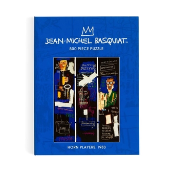  «Пазл Galison Basquiat Horn Players 500 Piece Book Puzzle», бренда Galison - фото №2 - миниатюра