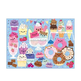  «Пазл Mudpuppy Cat Cafe 60 Piece Scratch & Sniff Puzzle», бренда Mudpuppy - фото №2 - миниатюра