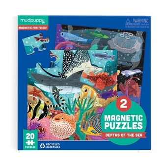  «Пазл Mudpuppy Depths of the Seas Magnetic Puzzle», бренда Mudpuppy - фото №2 - миниатюра
