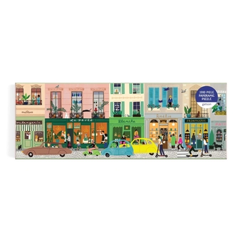 «Пазл Galison Parisian Life 1000 Piece Panoramic Puzzle», бренда Galison - фото №2 - миниатюра