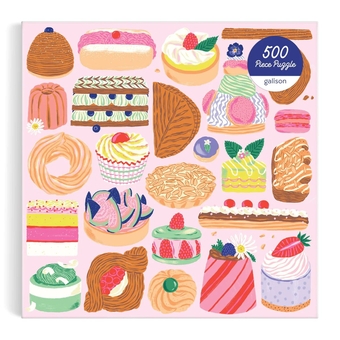  «Пазл Galison Sweet Confections 500 Piece Puzzle», бренда Galison - фото №2 - миниатюра