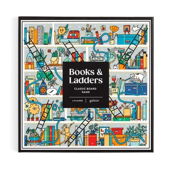  «Books and Ladders Classic Board Game», бренда Galison - фото №2 - миниатюра