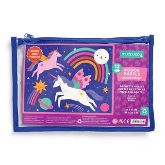  «Пазл Mudpuppy Unicorn Magic 12 Piece Pouch Puzzle», бренда Mudpuppy - фото №2 - миниатюра