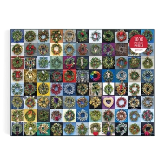  «Пазл Galison Handmade Wreaths by James Ogilvy 1000 ел.», бренда Galison - фото №2 - миниатюра