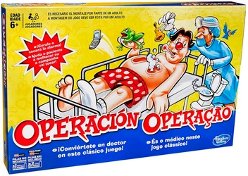  «Настольная игра Hasbro Операция обновленная (B2176)», брендов Hasbro, Family Game Night - фото №1 - миниатюра