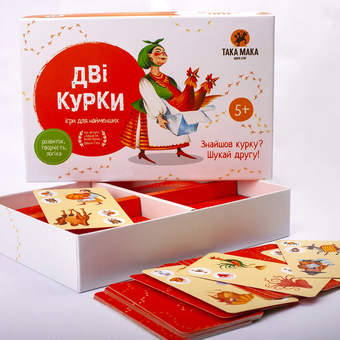  «Настільна гра Така Мака Дві курки (50001-UA)», бренда Така Мака - фото №6 - миниатюра