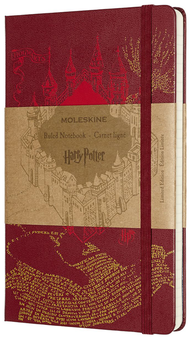  «Записная книга Moleskine Harry Potter в линию красная (LEHPDQP060)», бренда Moleskine - фото №1 - миниатюра