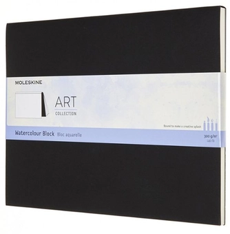  «Блокнот Moleskine Art Акварель Черный 19х25 см (ARTWBL4)», бренда Moleskine - фото №1 - миниатюра